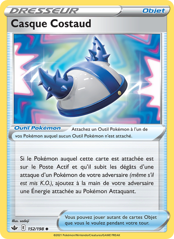 Casque Costaud 152 — Chilling Reign (French Pokémon TCG card)