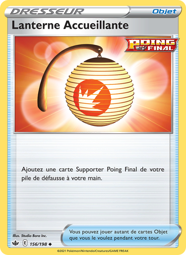 Lanterne Accueillante 156 — Chilling Reign (French Pokémon TCG card)
