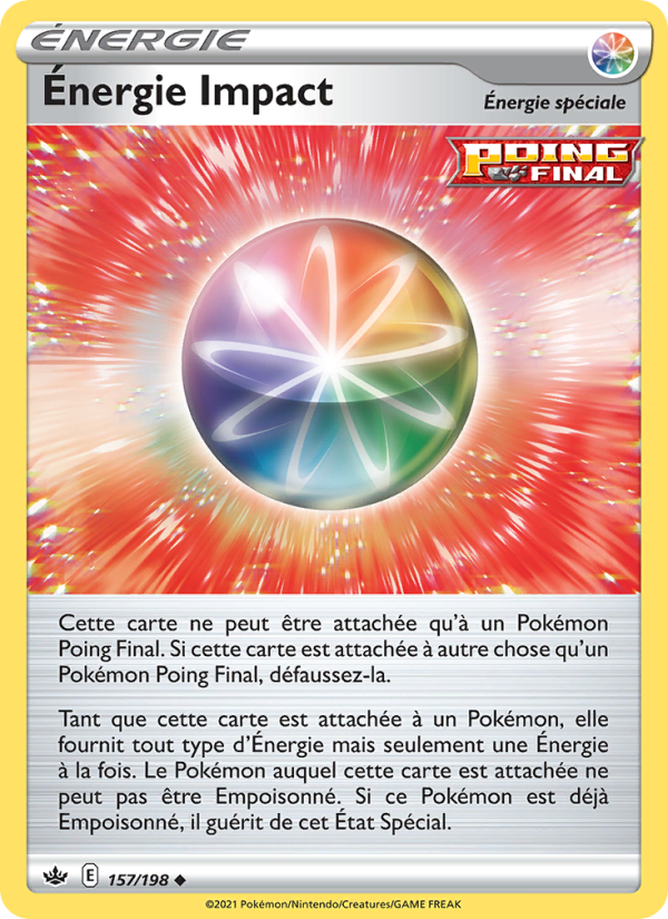 Énergie Impact 157 — Chilling Reign (French Pokémon TCG card)