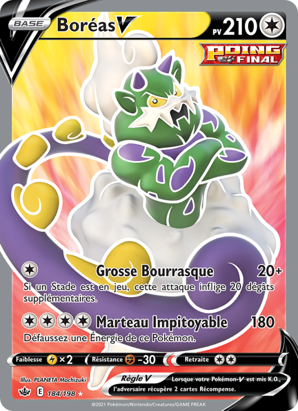 Boréas V 184 — Chilling Reign (French Pokémon TCG card)
