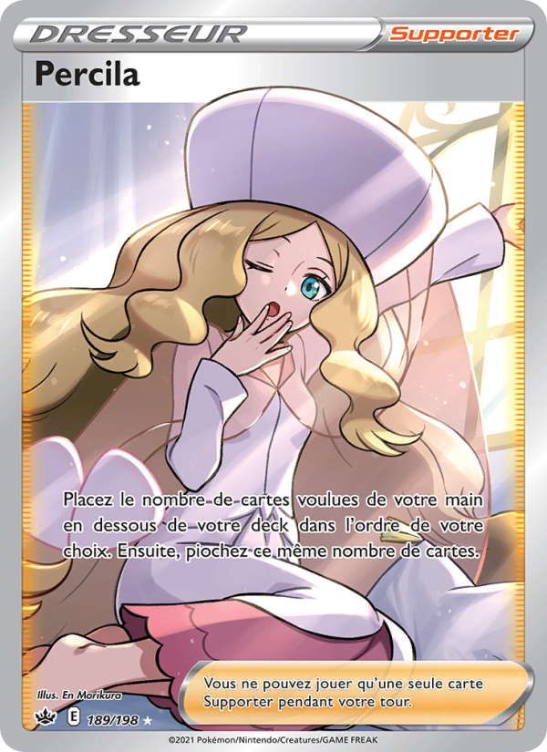 Percila 189 — Chilling Reign (French Pokémon TCG card)