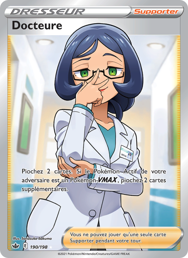 Docteure 190 — Chilling Reign (French Pokémon TCG card)