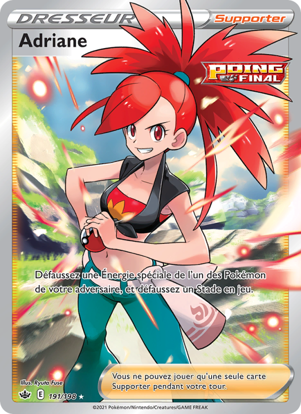Adriane 191 — Chilling Reign (French Pokémon TCG card)