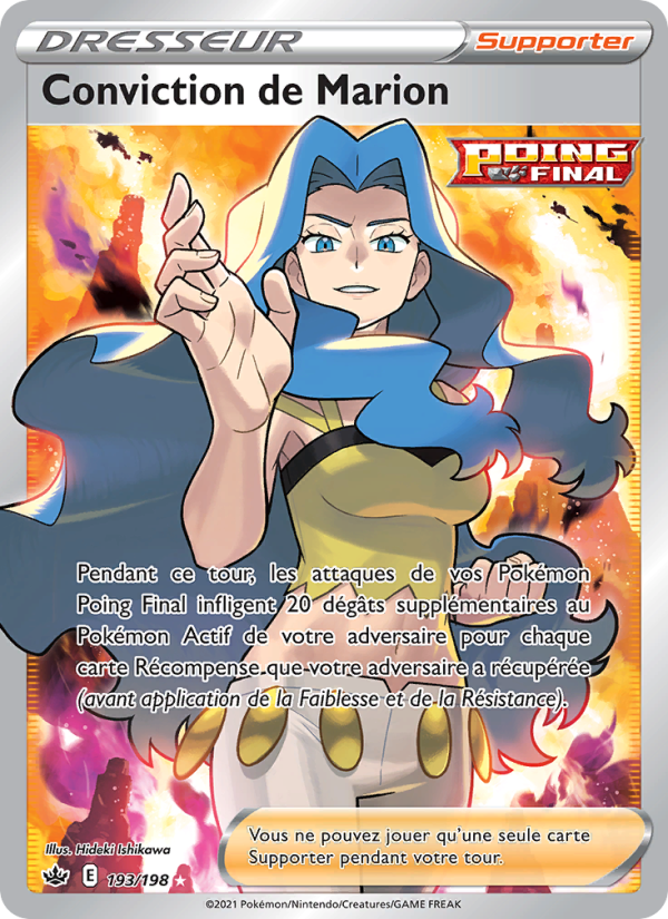 Conviction de Marion 193 — Chilling Reign (French Pokémon TCG card)