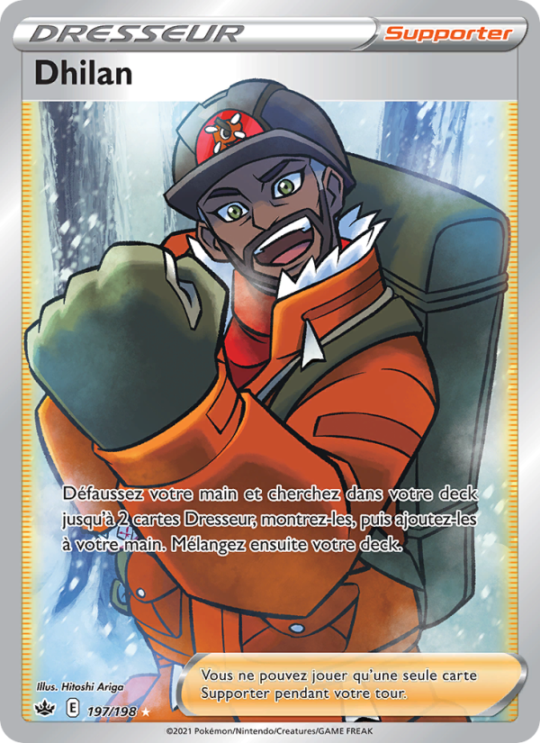 Dhilan 197 — Chilling Reign (French Pokémon TCG card)