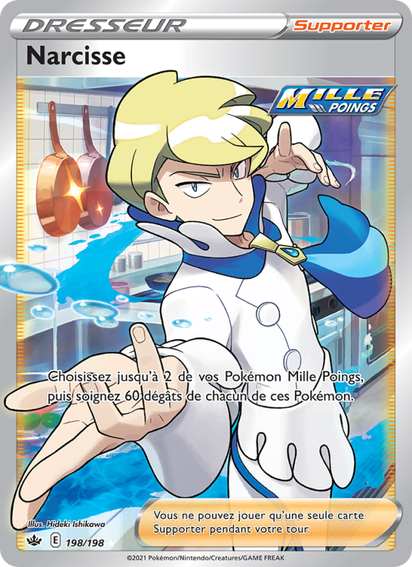 Narcisse 198 — Chilling Reign (French Pokémon TCG card)