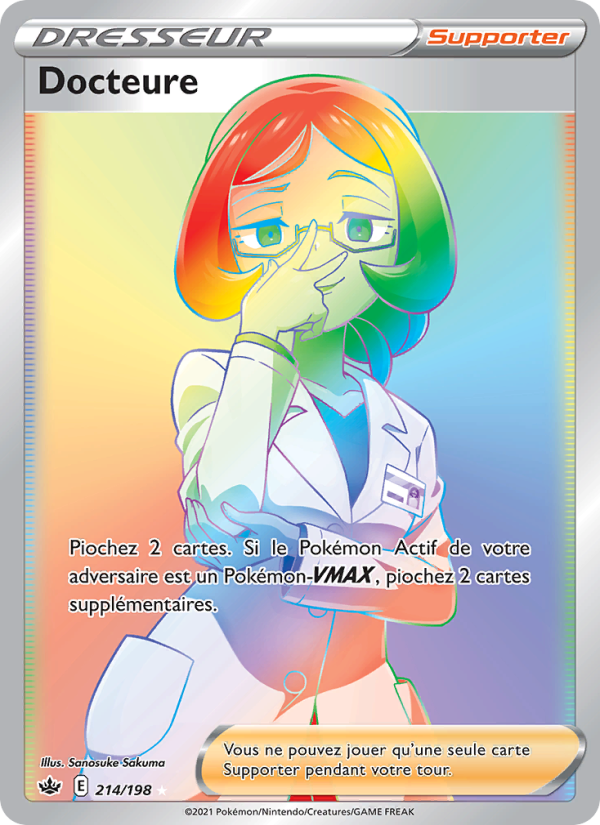 Docteure 214 — Chilling Reign (French Pokémon TCG card)