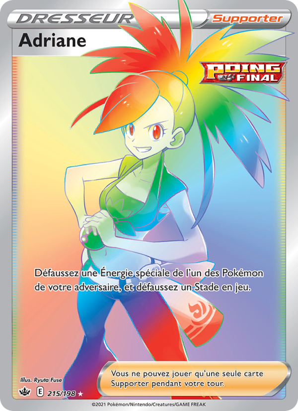 Adriane 215 — Chilling Reign (French Pokémon TCG card)