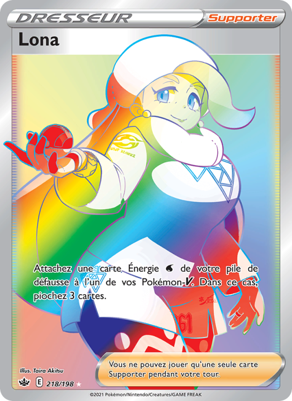 Lona 218 — Chilling Reign (French Pokémon TCG card)