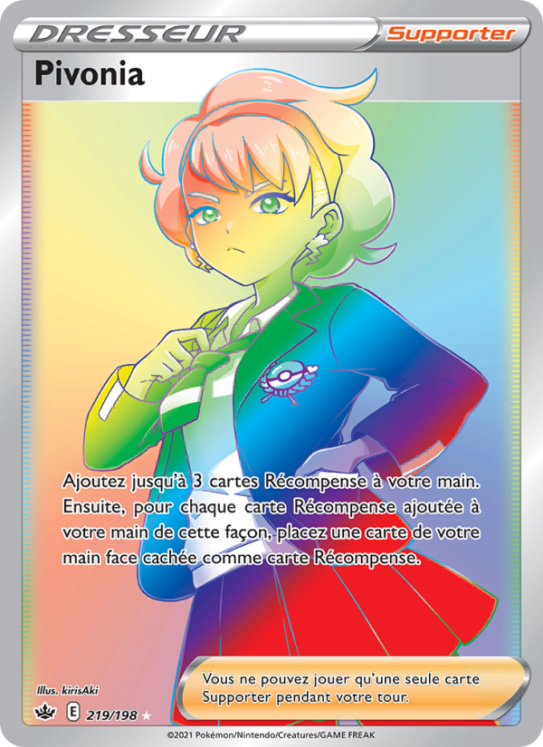Pivonia 219 — Chilling Reign (French Pokémon TCG card)