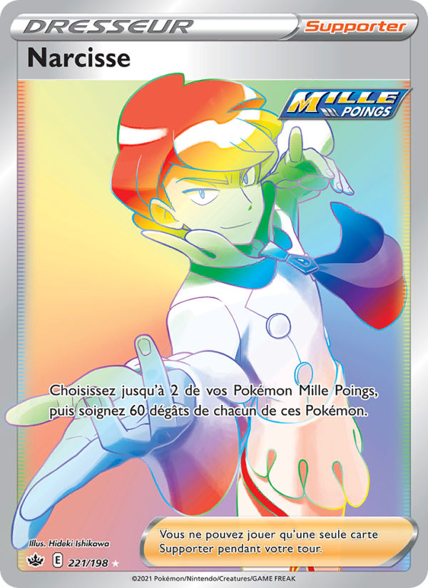 Narcisse 221 — Chilling Reign (French Pokémon TCG card)