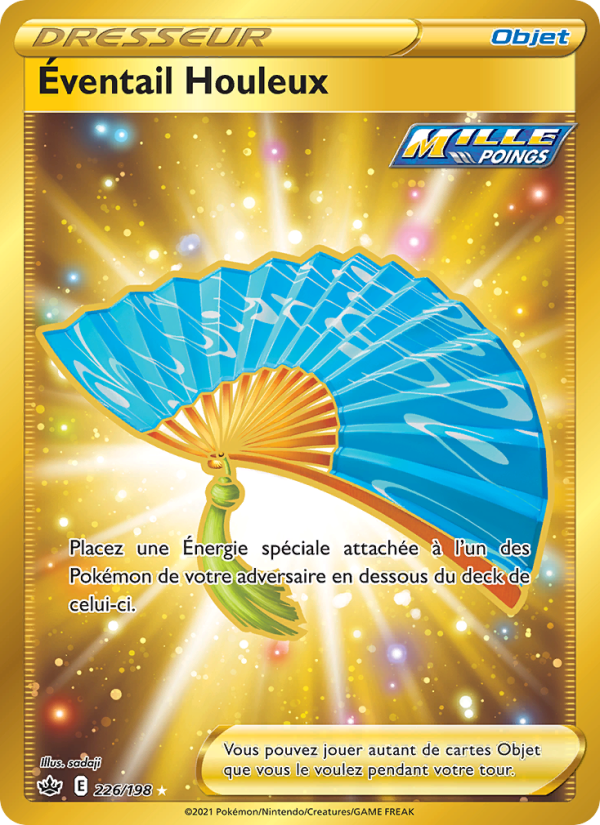 Éventail Houleux 226 — Chilling Reign (French Pokémon TCG card)