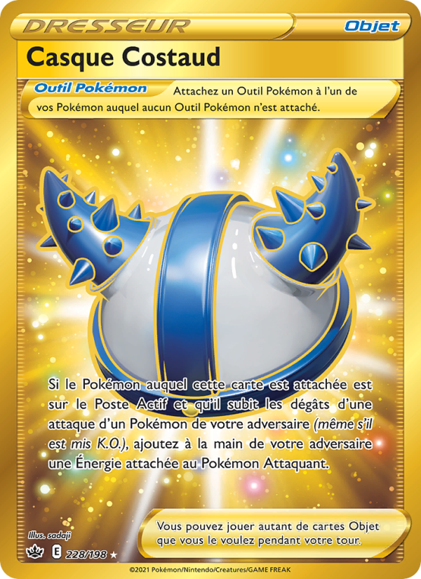Casque Costaud 228 — Chilling Reign (French Pokémon TCG card)