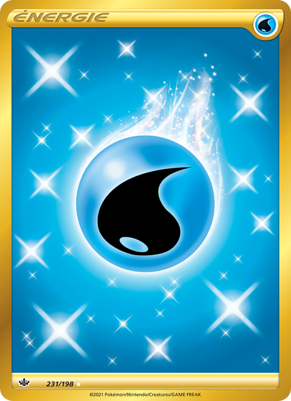 Énergie Eau 231 — Chilling Reign (French Pokémon TCG card)