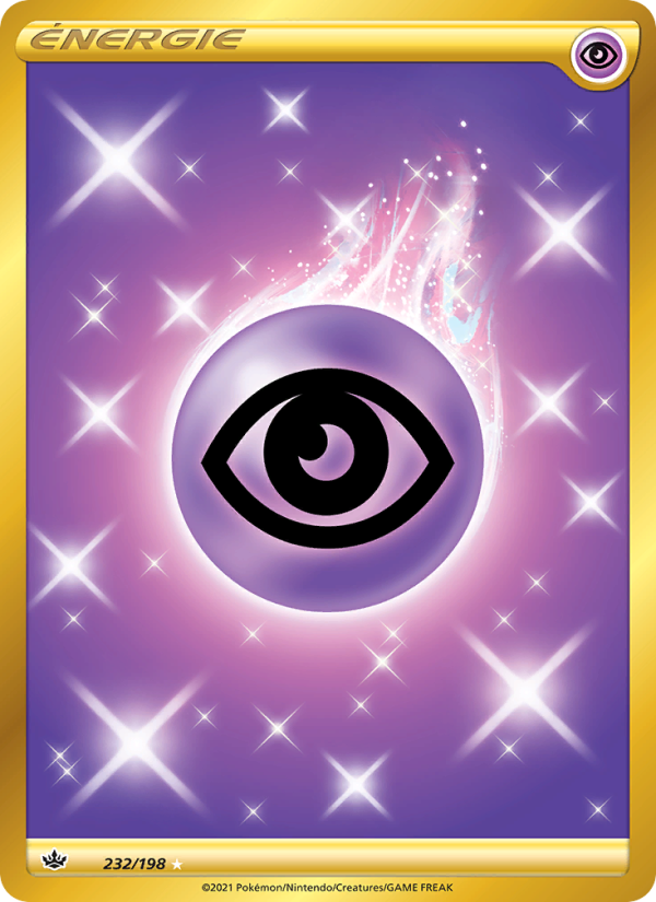 Énergie Psy 232 — Chilling Reign (French Pokémon TCG card)