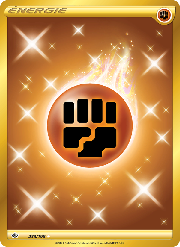 Énergie Combat 233 — Chilling Reign (French Pokémon TCG card)