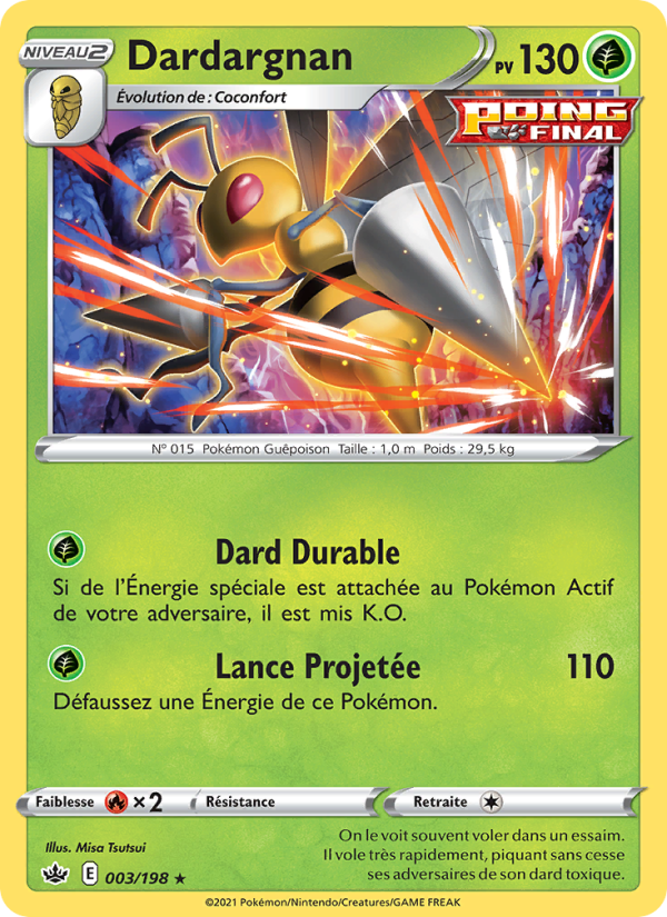 Dardargnan 3 — Chilling Reign (French Pokémon TCG card)