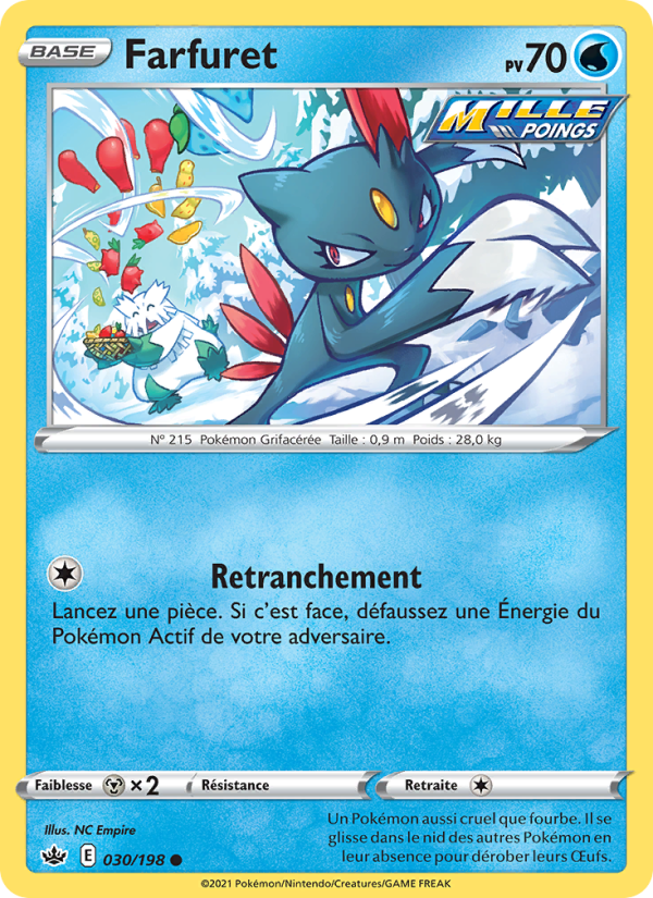 Farfuret 30 — Chilling Reign (French Pokémon TCG card)