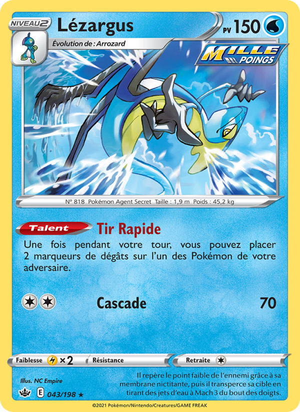 Lézargus 43 — Chilling Reign (French Pokémon TCG card)