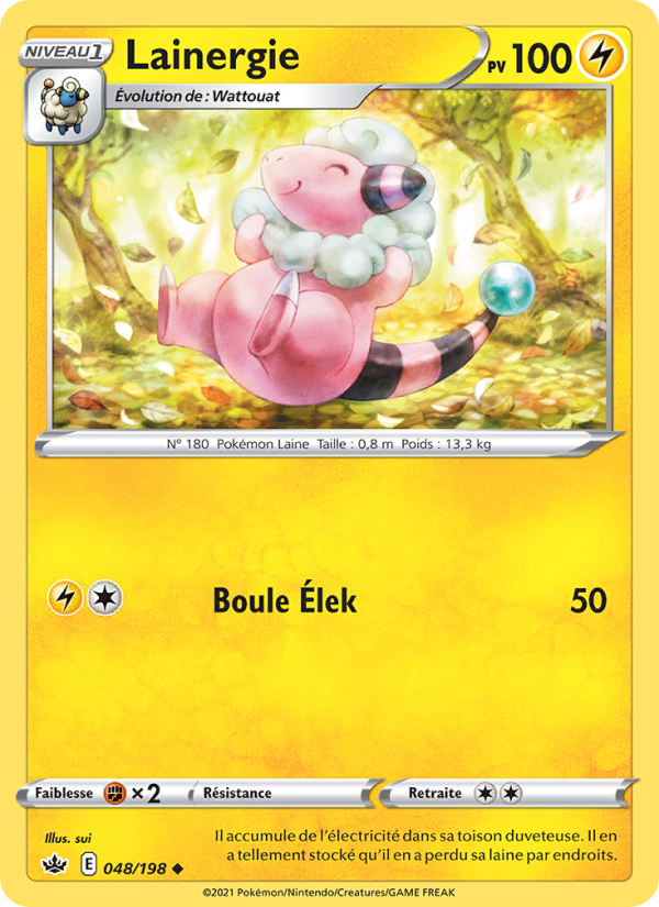 Lainergie 48 — Chilling Reign (French Pokémon TCG card)