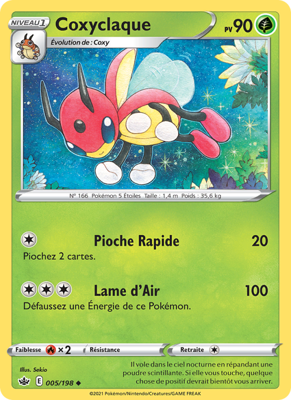 Coxyclaque 5 — Chilling Reign (French Pokémon TCG card)