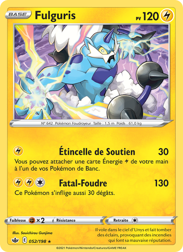 Fulguris 52 — Chilling Reign (French Pokémon TCG card)