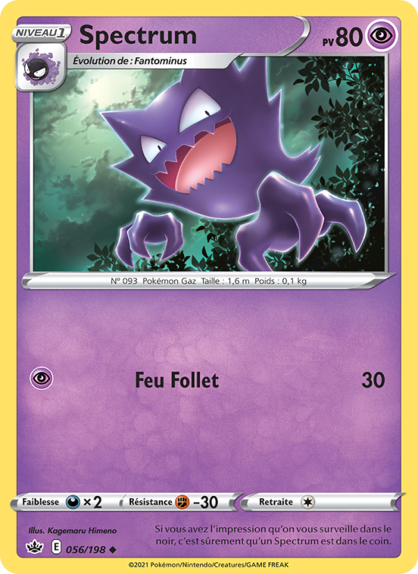 Spectrum 56 — Chilling Reign (French Pokémon TCG card)
