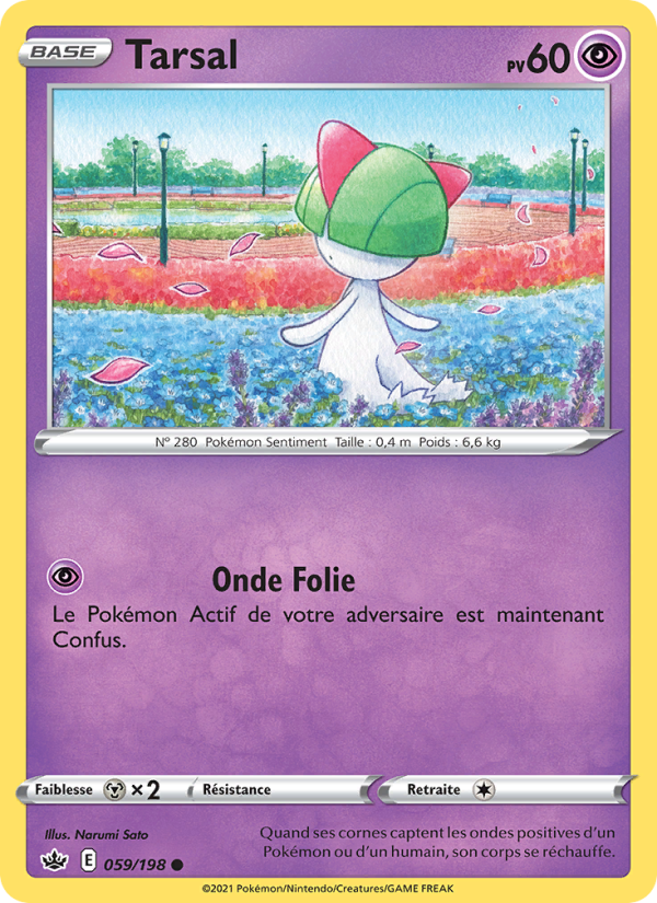 Tarsal 59 — Chilling Reign (French Pokémon TCG card)