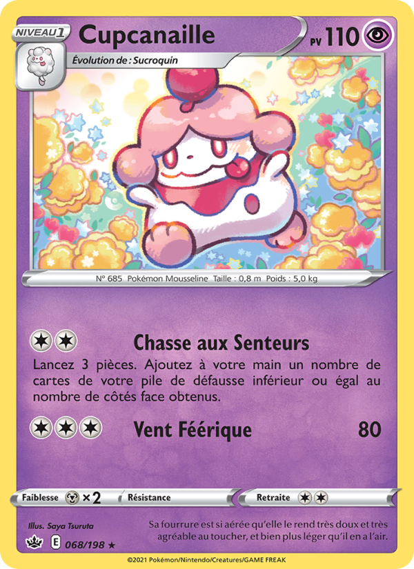 Cupcanaille 68 — Chilling Reign (French Pokémon TCG card)