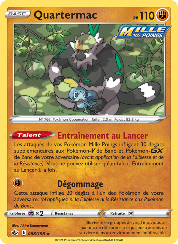 Quartermac 88 — Chilling Reign (French Pokémon TCG card)