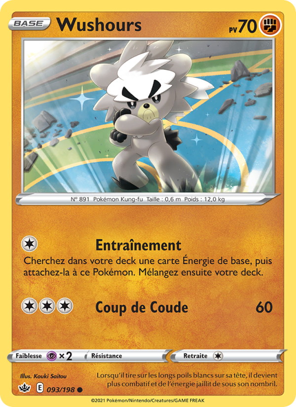Wushours 93 — Chilling Reign (French Pokémon TCG card)