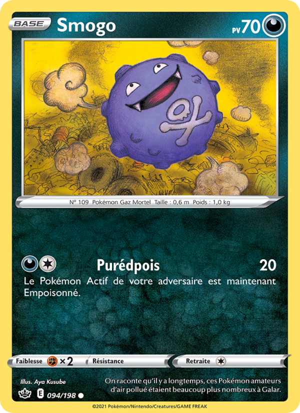 Smogo 94 — Chilling Reign (French Pokémon TCG card)