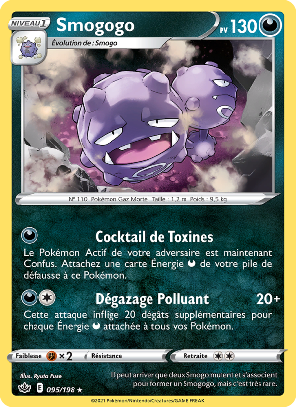 Smogogo 95 — Chilling Reign (French Pokémon TCG card)