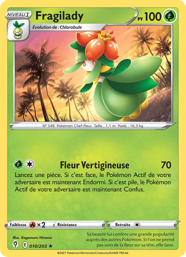 Fragilady 10 — Evolving Skies (French Pokémon TCG card)