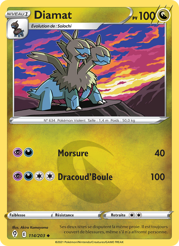Diamat 114 — Evolving Skies (French Pokémon TCG card)