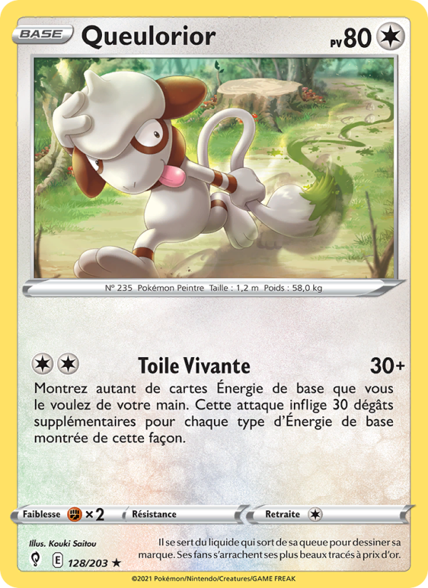 Queulorior 128 — Evolving Skies (French Pokémon TCG card)