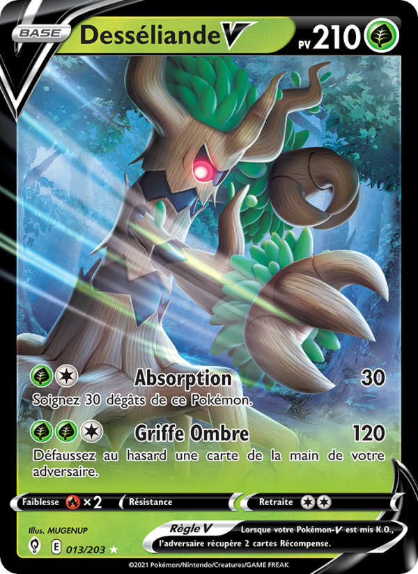 Desséliande V 13 — Evolving Skies (French Pokémon TCG card)