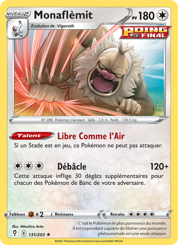 Monaflèmit 131 — Evolving Skies (French Pokémon TCG card)