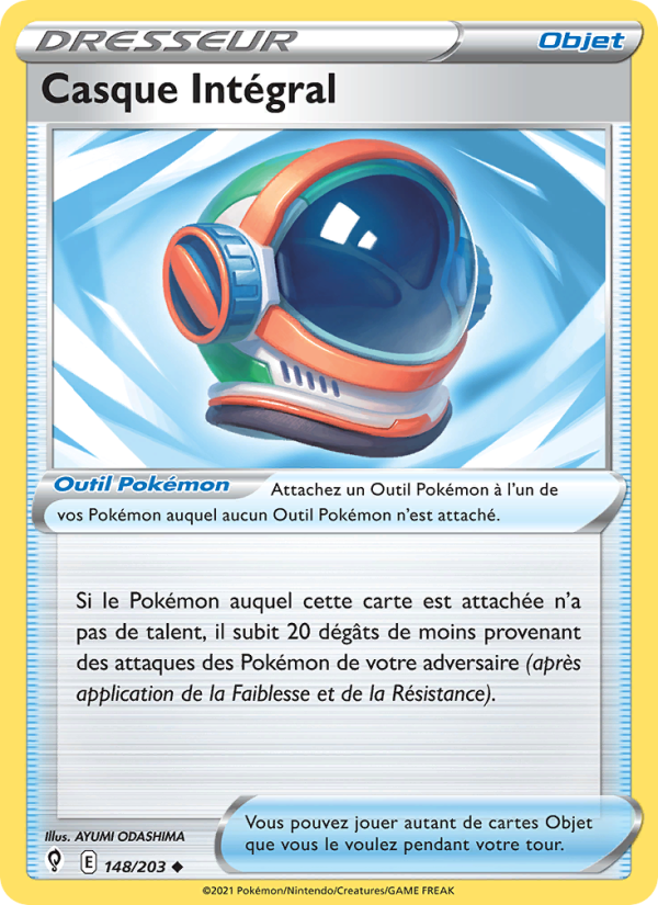 Casque Intégral 148 — Evolving Skies (French Pokémon TCG card)