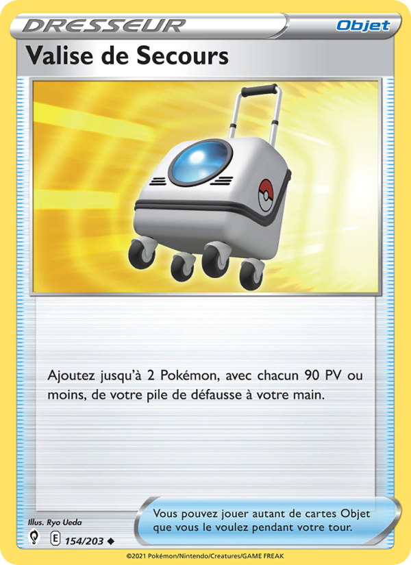 Valise de Secours 154 — Evolving Skies (French Pokémon TCG card)
