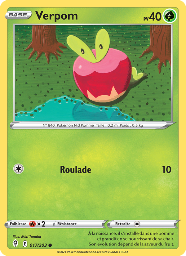 Verpom 17 — Evolving Skies (French Pokémon TCG card)