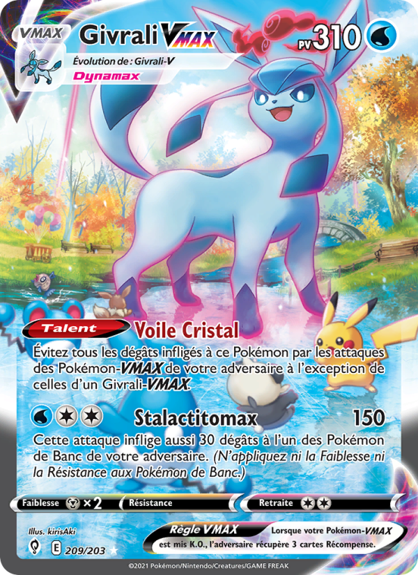 Givrali VMAX 209 — Evolving Skies (French Pokémon TCG card)