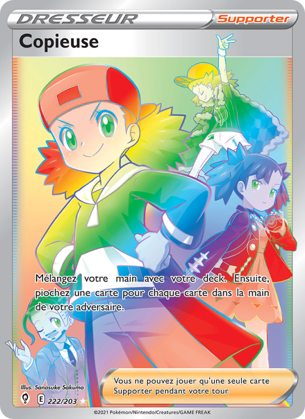 Copieuse 222 — Evolving Skies (French Pokémon TCG card)