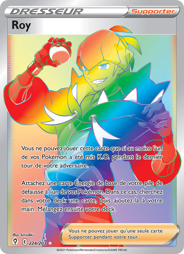 Roy 224 — Evolving Skies (French Pokémon TCG card)