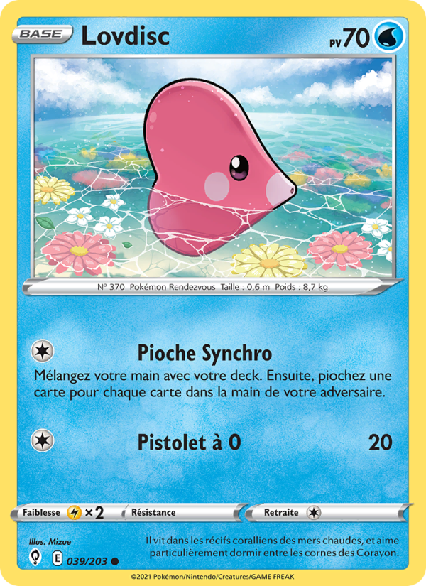 Lovdisc 39 — Evolving Skies (French Pokémon TCG card)
