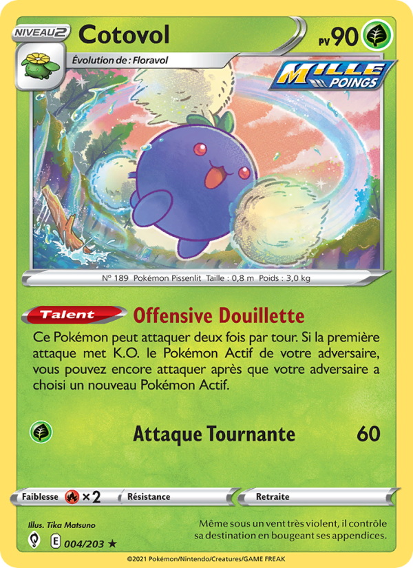 Cotovol 4 — Evolving Skies (French Pokémon TCG card)