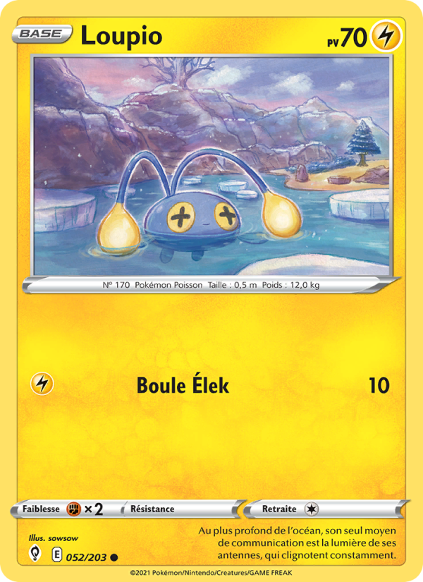 Loupio 52 — Evolving Skies (French Pokémon TCG card)