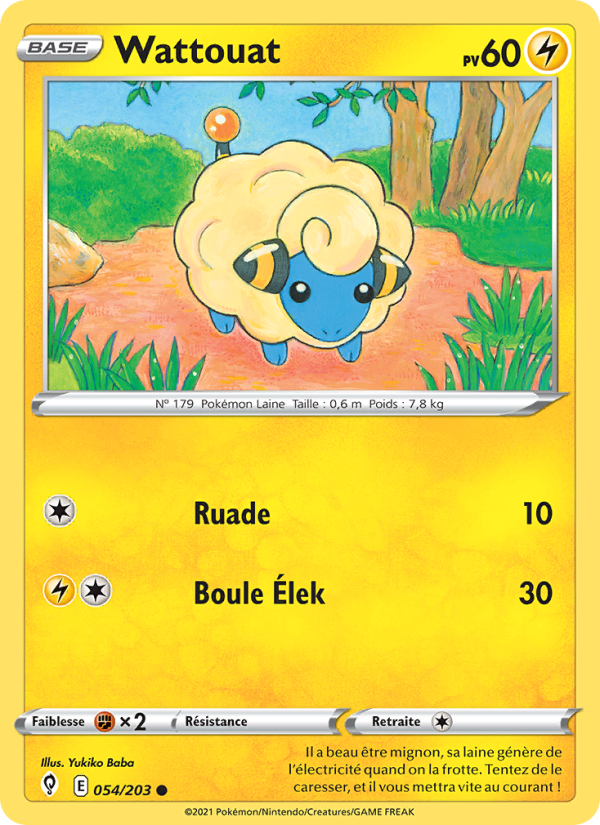 Wattouat 54 — Evolving Skies (French Pokémon TCG card)