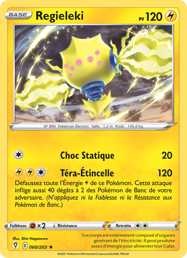 Regieleki 60 — Evolving Skies (French Pokémon TCG card)