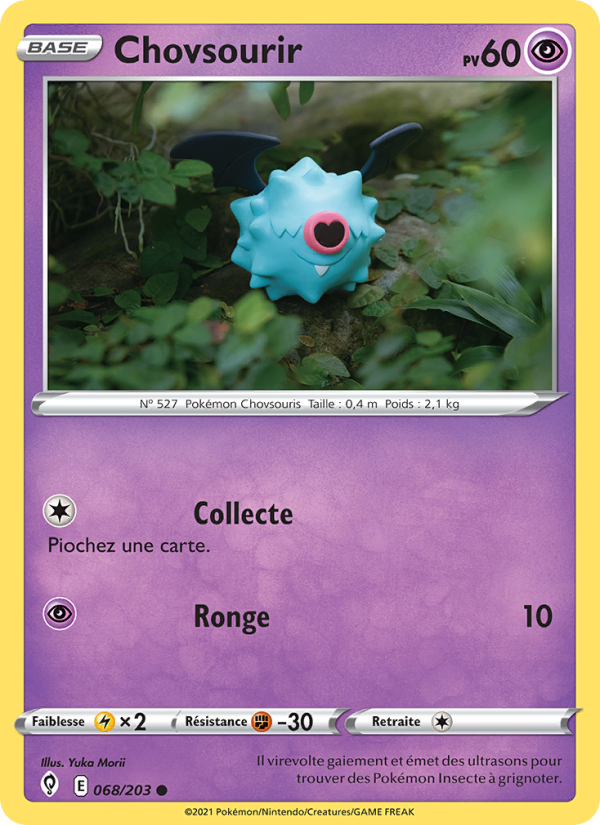 Chovsourir 68 — Evolving Skies (French Pokémon TCG card)
